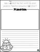 Vorschau - Arbeitsblätter - Eine Reise zu den Planeten – Schreib- und Erzählaufgaben mit Impulsfragen für die Grundschule - Seite 2