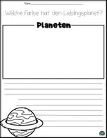 Vorschau - Arbeitsblätter - Eine Reise zu den Planeten – Schreib- und Erzählaufgaben mit Impulsfragen für die Grundschule - Seite 3