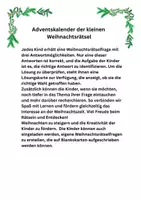 Vorschau - Arbeitsblätter - Adventskalender der kleinen Weihnachtsrätsel - Seite 1