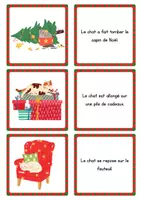 Aperçu - Apprentissages en autonomie - atelier de lecture - noel - le chat - Page de couverture