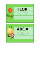 Vista previa - Unidades / Secuencias / Situaciones de Aprendizaje - Vocabulario de primavera para repasar y copiar - página 1