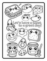 Vorschau - Arbeitsblätter - Kawaii Food Coloring Pages - Seite 2