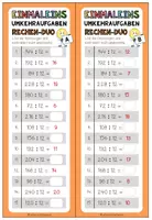 Vorschau - Aufgabenkarten - DAS GROßE EINMALEINS (Umkehraufgaben) - 10 Rechen-Duos - Seite 3