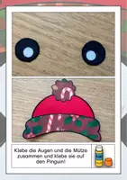 Vorschau - Mal- und Bastelvorlagen - Materialpaket "Winterpinguine" (Kunst - Fensterdekoration) - Seite 3