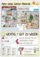 Vorschau - Arbeitsblätter - Tanzender Weihnachtsmann & Wackelbeine 🎅✨ Bastelvorlage Weihnachten - Seite 1