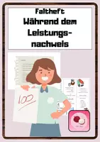 Vorschau - Arbeitsblätter - Faltheft Prüfung / Prüfungsangst / Lernmethoden - Deckblatt