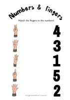 Προεπισκόπηση - Φύλλα εργασίας - Numbers 1-10 - Free Printable Worksheet - Σελίδα 1