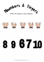 Προεπισκόπηση - Φύλλα εργασίας - Numbers 1-10 - Free Printable Worksheet - Σελίδα 2