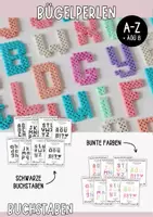 Vorschau - Mal- und Bastelvorlagen - Perle das Alphabet – Bügelperlen-Vorlagen zum Ausdrucken - Deckblatt