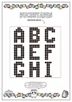Vorschau - Mal- und Bastelvorlagen - Perle das Alphabet – Bügelperlen-Vorlagen zum Ausdrucken - Seite 2
