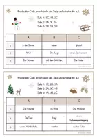 Vorschau - Arbeitsblätter - Winterliche Geheimcodes - Lesen, Rätseln & Schreiben 1/2 - Seite 2