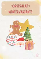 Vorschau - Spiele - Adventszeit: Winter Obstsalat Bewegungsspiel - Deckblatt