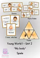 Vorschau - Spiele - Spiele Young World 1 Unit 2 "My body" - Deckblatt