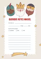 Vista previa - Interactivos - Carta a sus majestades los Reyes Magos - Portada