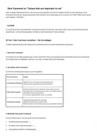 Vorschau - Arbeitsblätter - Writing a Comment on Personal Values - Deckblatt