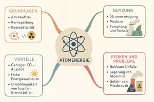 Vorschau - Arbeitsblätter - AB mit Fragen zum Thema "Atomenergie" + Lösungsblatt + Mindmap + Infografik - Seite 2