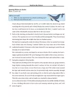 Vorschau - Arbeitsblätter - Spotting Whales in Alaska - Reading and Writing a Travelogue - Seite 1