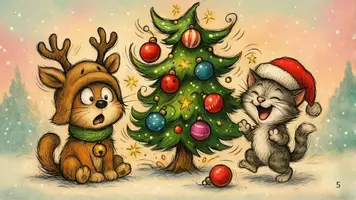 Aperçu - Autre type de ressources - le sapin qui chatouille noël - Page 3