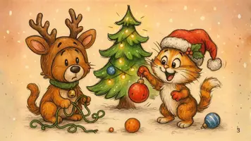 Aperçu - Autre type de ressources - le sapin qui chatouille noël - Page 1