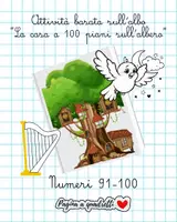 anteprima - Esercizi - Attività sui numeri da 91 a 100 - Pagina di copertina