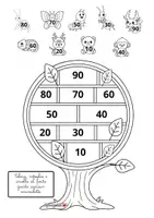anteprima - Esercizi - Attività sui numeri da 91 a 100 - Pagina 1