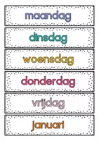 Voorbeeld - dagritmekaartjes stippen - Pagina 1