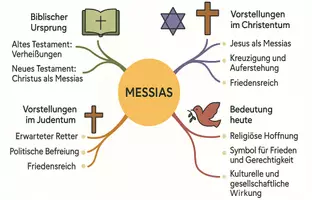 Vorschau - Arbeitsblätter - AB mit Fragen zum Thema "Messias" + Lösungsblatt + Mindmap + Infografik - Seite 2