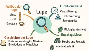 Vorschau - Arbeitsblätter - Arbeitsblatt "Lupe" + Onlineübung & MP3 + Mindmap + Infografik - Seite 3