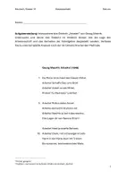 Vorschau - Klassenarbeiten - Klassenarbeit Deutsch, Klasse 10 – Gedichtanalyse zu „Arbeite!“ von Georg Weerth (inkl. Erwartungshorizont, als PDF & Word) - Seite 1