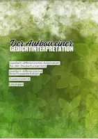 Vorschau - Arbeitsblätter - Der Aufbau einer Gedichtinterpretation (zweifach differenziert) - Deckblatt