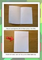 Vorschau - Mal- und Bastelvorlagen - Kunstprojekt "Heftumschlag/Hefteinband" - Seite 1