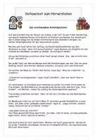 Vorschau - Arbeitsblätter - Paket Hörverstehen Advent – 3 weihnachtliche Krimi-Geschichten für Klasse 5/6 (AFB I–III, DaZ-geeignet) - Seite 1
