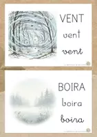 Vista previa - Tarjetas / Manipulativos - MOSTRA. TARGETES VOCABULARI - HIVERN - página 3