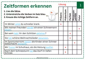 Vorschau - Arbeitsblätter - Adventskalender 6.Klasse Deutsch_Karte 1 - Seite 3