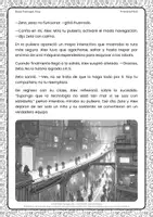 Vista previa - Hojas de trabajo - Lectura con preguntas para pensar | 3º Primaria - página 2
