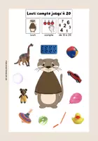 Aperçu - Inclusion - Louti compte jusqu'à 20 + fichier exercice - Page de couverture