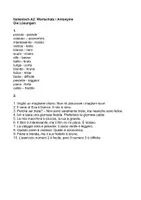 Vorschau - Arbeitsblätter - Italienisch A2 Antonyme + Lösungen - Seite 1