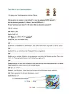 Vorschau - Arbeitsblätter - Kapitel 42 Skiunfall, Präsens und Perfekt - Seite 1