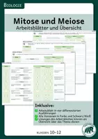 Vorschau - Arbeitsblätter - Mitose und Meiose - Arbeitsblätter und Übersicht - Deckblatt