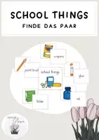 Vorschau - Spiele - Materialpaket - School Things - Seite 1