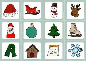 Vorschau - Spiele - der Winter - Sprechanlass-Minikarten - Seite 1