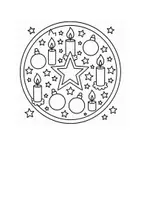 Vorschau - Mal- und Bastelvorlagen - Mandalas Ausmalbilder Weihnachten Winter - Deckblatt