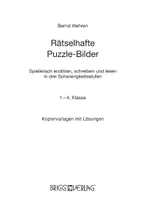 Vorschau - Arbeitsblätter - Rätselhafte Puzzle-Bilder - Spielerisch erzählen, schreiben und lesen in drei Schwierigkeitsstufen - Seite 3
