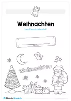Vorschau - Arbeitsblätter - 25 Deutsch-Arbeitsblätter zu Weihnachten (2. & 3. Klasse) - Seite 1