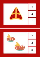 Voorbeeld - Sinterklaas knijpkaarten – tellen en taal met plezier! - Pagina 2
