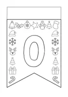 Vorschau - Mal- und Bastelvorlagen - Wimpelkette Frohe Weihnachten zum Ausmalen - Seite 3