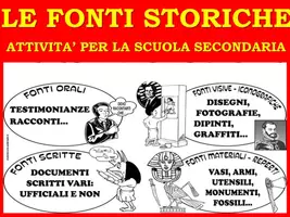 anteprima - Programmi scolastici / Materiali per docenti - LABORATORIO DI STORIA. Attività sulle fonti e uso dell'archivio. - Pagina di copertina