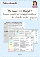 Vorschau - Stundenentwürfe - Einheit Würfelgebäude - Übersicht und Verlaufspläne - Deckblatt