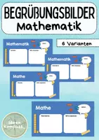 Vorschau - Präsentationen/Tafelbilder - Begrüßungsbilder Mathematik - digitale Tafel - Deckblatt