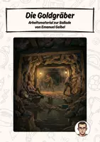 Vorschau - Arbeitsblätter - Die Goldgräber - Arbeitsmaterial zur Ballade von Emanuel Geibel - Deckblatt